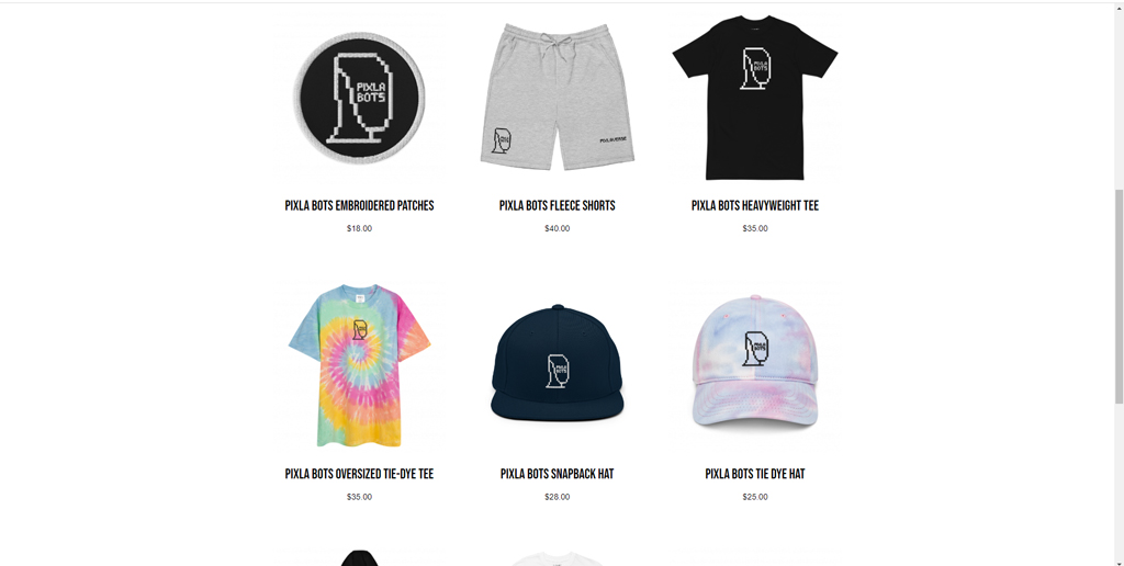 Pixlaverse Merch Shop